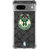 NBA Milwaukee Bucks Rusted Dark Google Pixel 7a Clear Case
